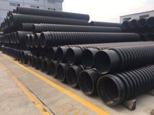 High-density polyethylene HDPE pipe