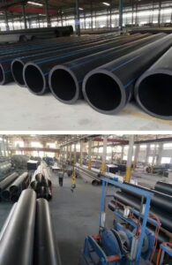 Various Sizes of High Strength HDPE Drainage Pipes