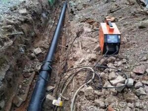 200mm HDPE pipe thermofusion welding for gas pipeline